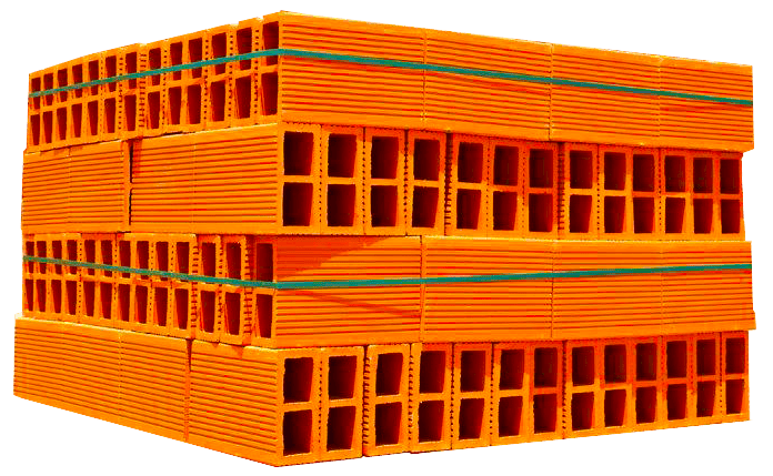 Clay Block Horizontal Core 4 x 8 x 12